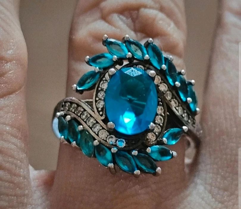 Inel dama nou superb din argint ștantat 925