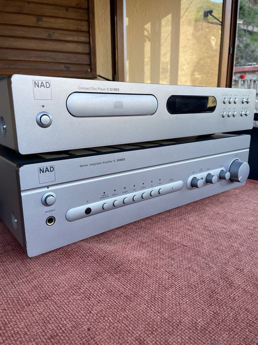 NAD усилвател C320BEE и CD плеар C521BEE