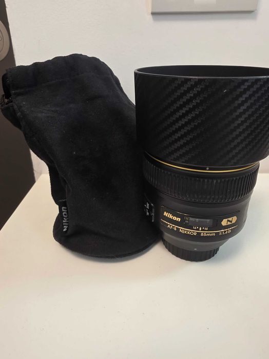 Obiectiv Nikon AF-S 85mm f/1.4G - Gama Pro + Husă Transport & Protecție