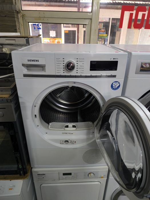 Сушилня Siemens IQ 700 - WT47W5W0 - 8кг. термопомпа клас А+++