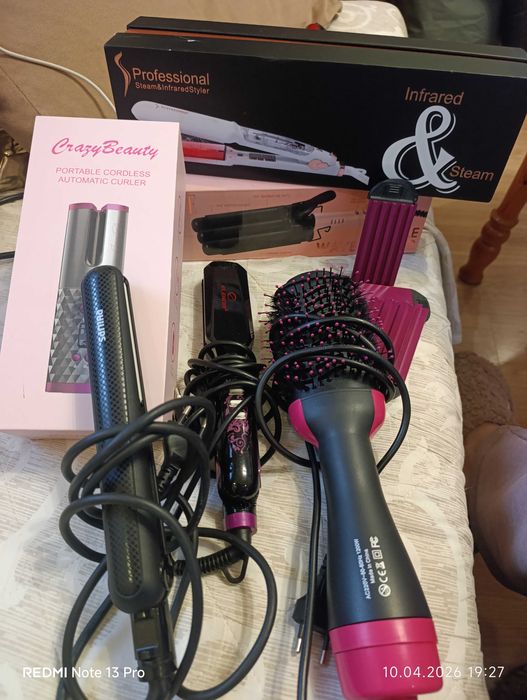 Преси и четка  за коса