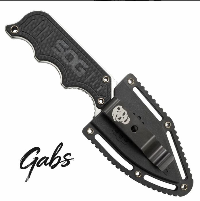Малък тактически нож SOG Instinct Mini, неръждаема стомана 5CR15MOV, текстурирана G10 дръжка