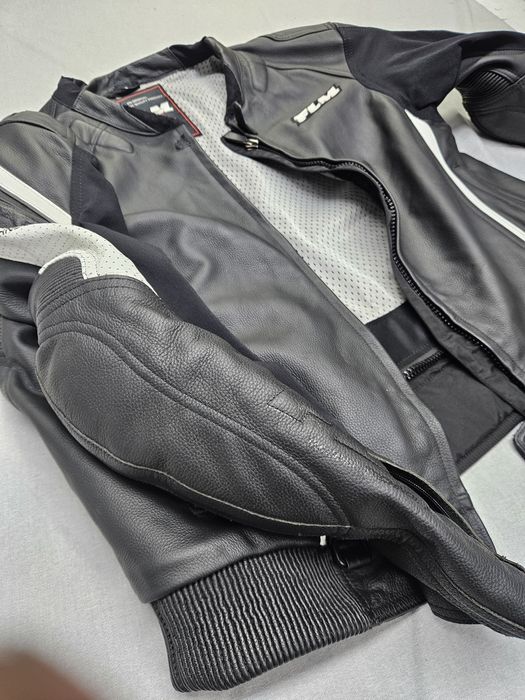 Geacă moto din piele FLM 56 XXL