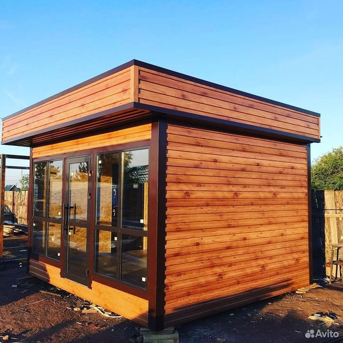 Торговые ларьки из дерева изготавливаем