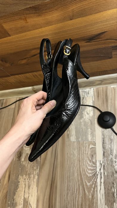 Туфли-лодочки кожаные Итальянские