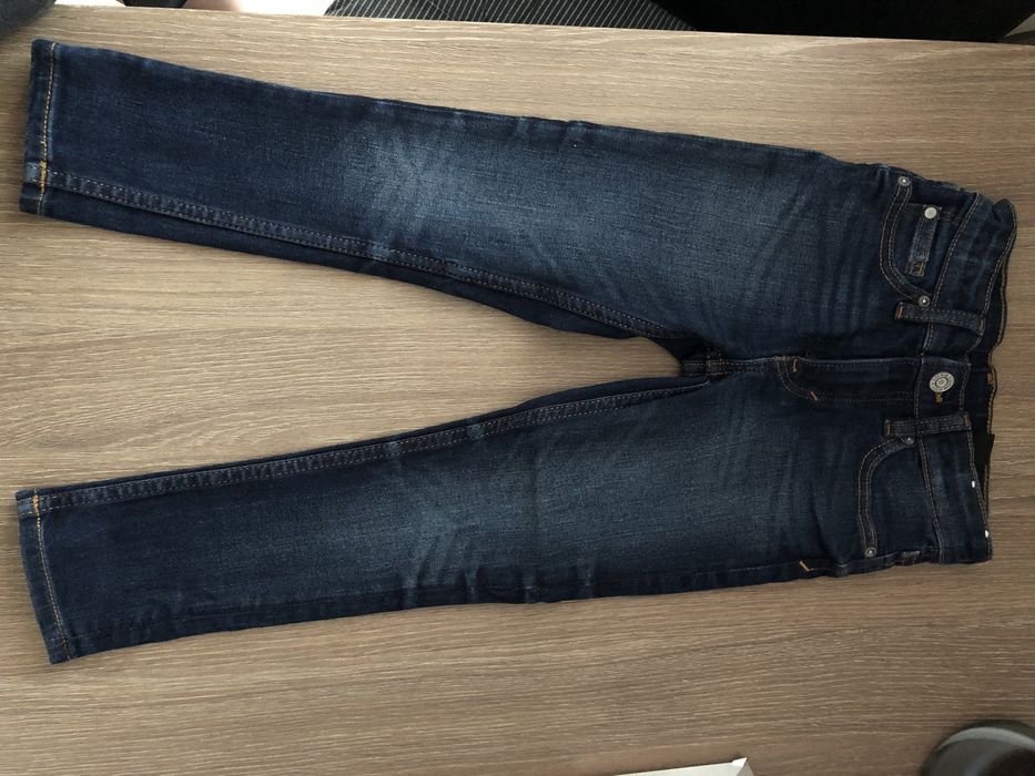 Blugi baieti skinny fit noi, marimea 110, 4-5 ani