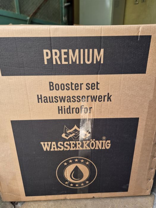 Hidrofor Wasserkönig 1050W - Vas mare 50L -  ca NOU