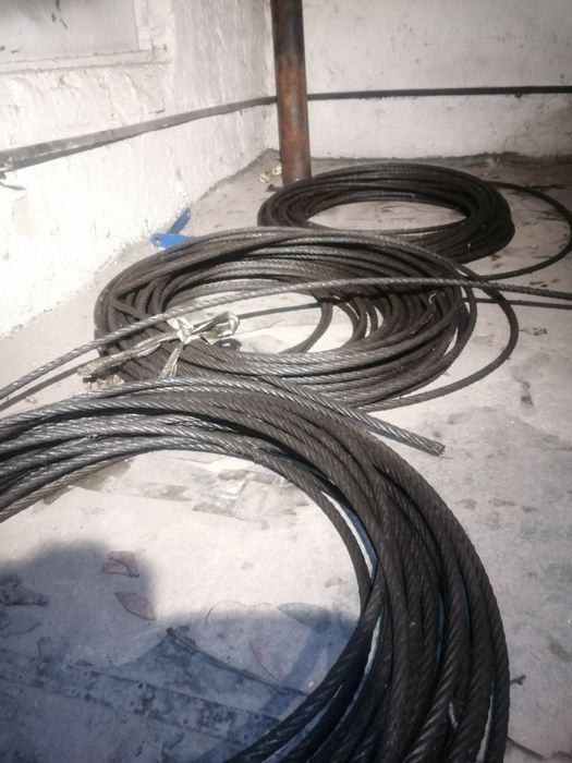Б/у лифтовые тросы