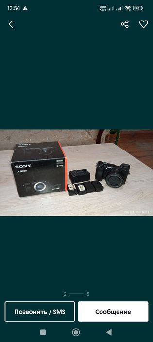 Продается фотоаппарат SONY 6300