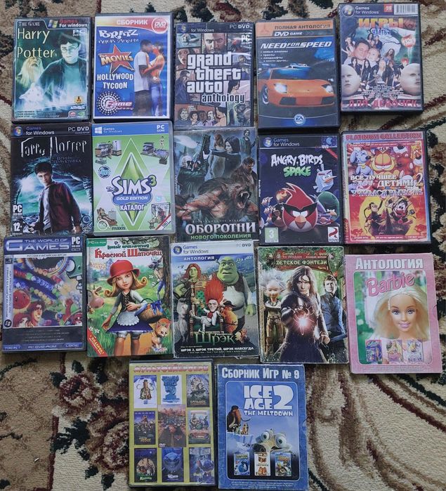 Компьютерные игры на дисках