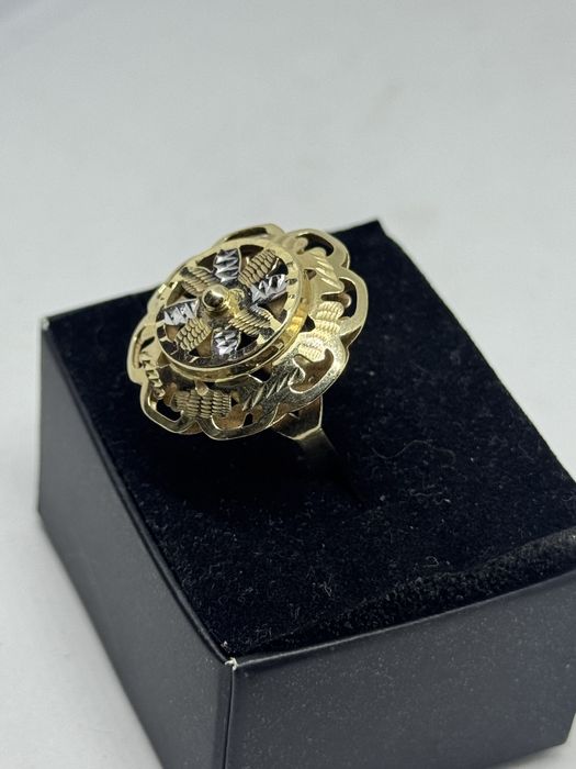 80е/гр златен дамски пръстен 3.68гр 14к 585