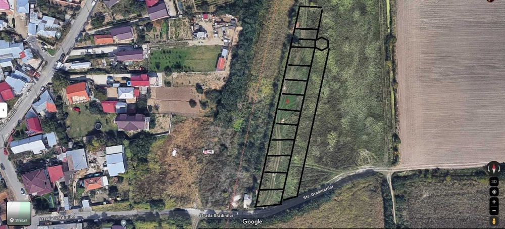 Teren intravilan 500 mp – Manolache, Catelu – ideal construcție casă URGENT!