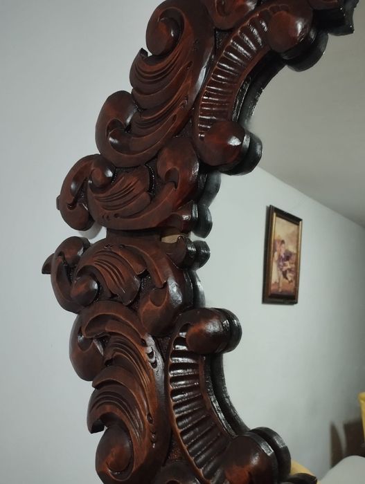 Vând oglindă lucrată manual