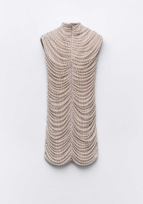 Rochie cu strasuri Zara