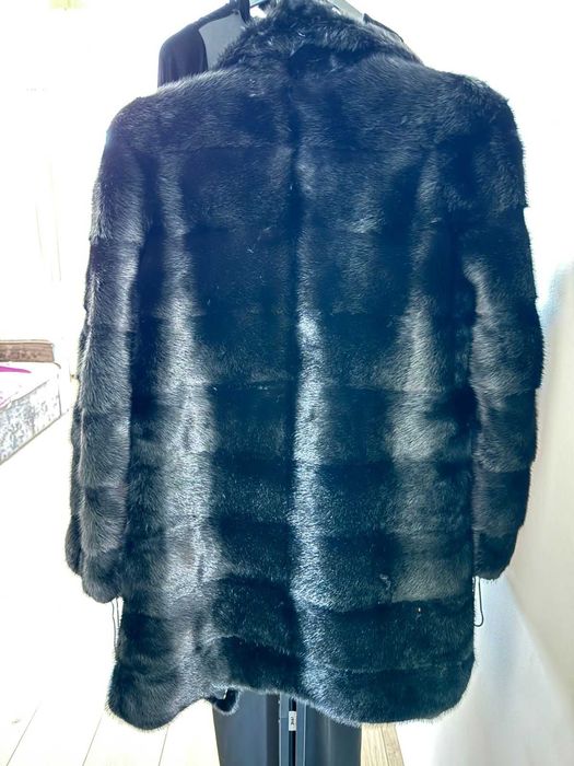 Шуба норковая с шапкой