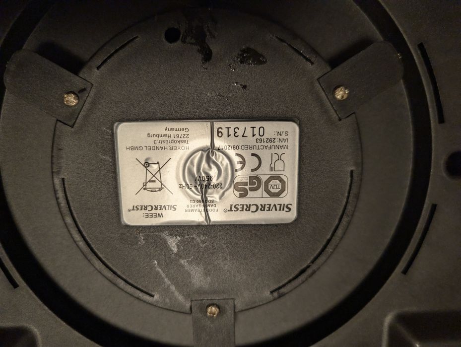 Уред за готвене на пара Silvercrest