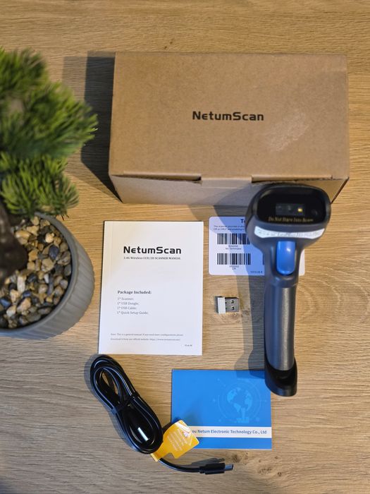 Ръчен баркод скенер Netumscan НОВО !