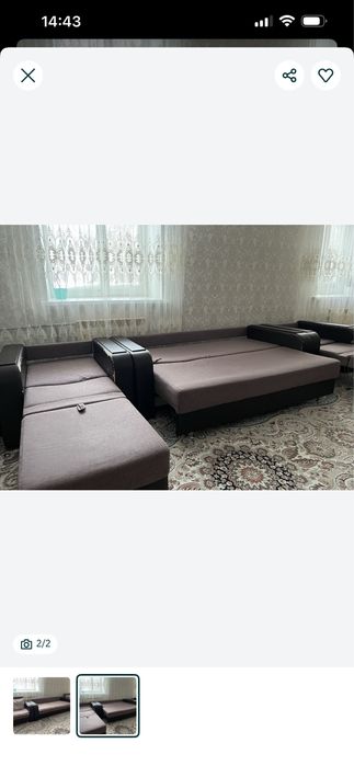 Диван и 2 кресла