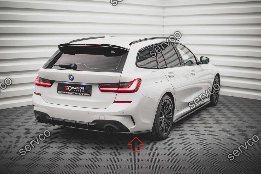 Pachet Set Splitter Exterior Lip Prelungiri Body kit tuning Bmw Seria 3 Touring G21 M-Pack 2018- v12 - Maxton Design