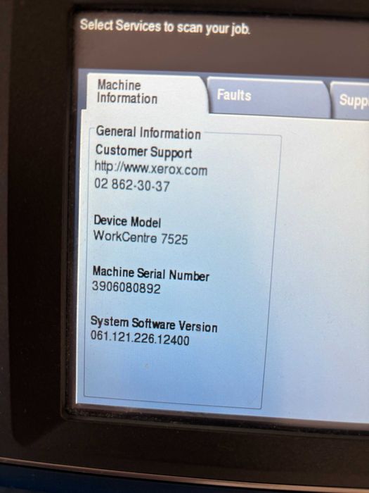Xerox WorkCentre 7525 –  Цветно Мултифункционално Устройство (A3)