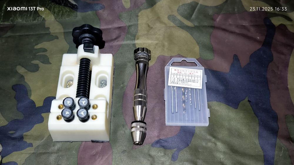 Дрель ручная мощная для рыбалки