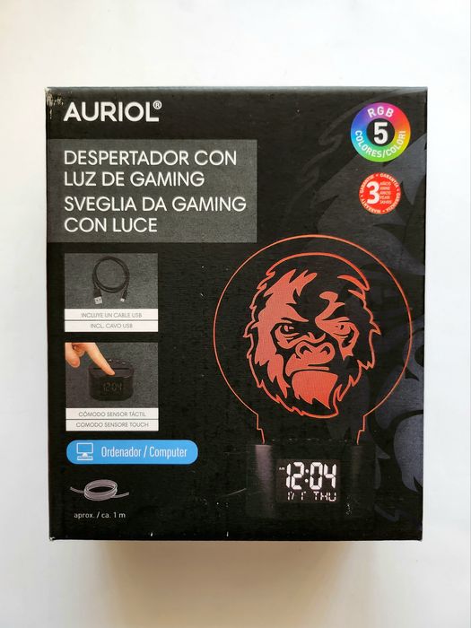 Ceas cu lumina gaming si alarma - SIGILAT