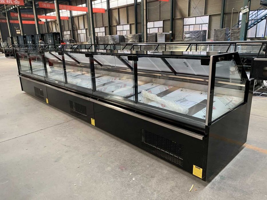 Vitrina orizontala asistata PHEA 383 cm / NOU - Profesional / STOC