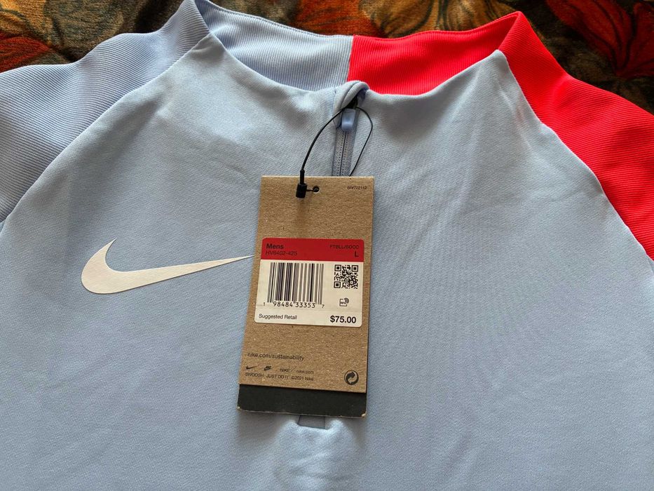 Футбольный Лонгслив NIKE (ОРИГИНАЛ) Размер L