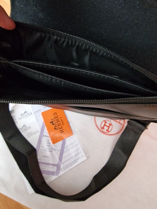 Borsete Hermes, logo imprimat, curea reglabila, saculet,etichetă