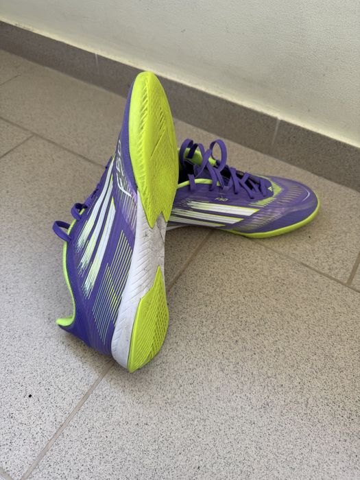 adidas F50 League Indoor Soccer Boots purple rush