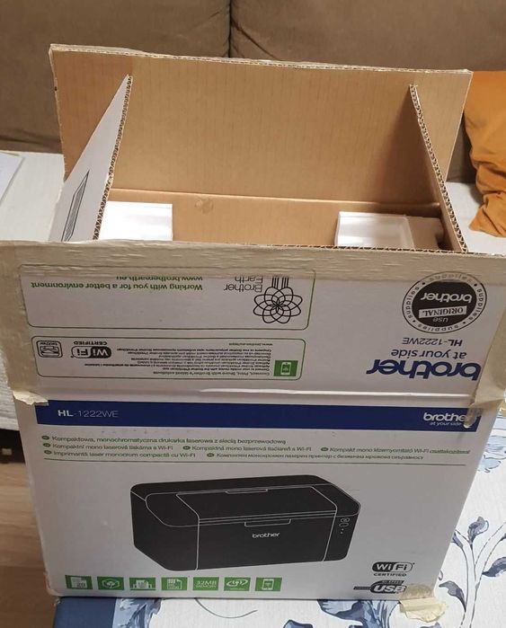 Лазерен монохромен принтер HL-1222WE в гаранция