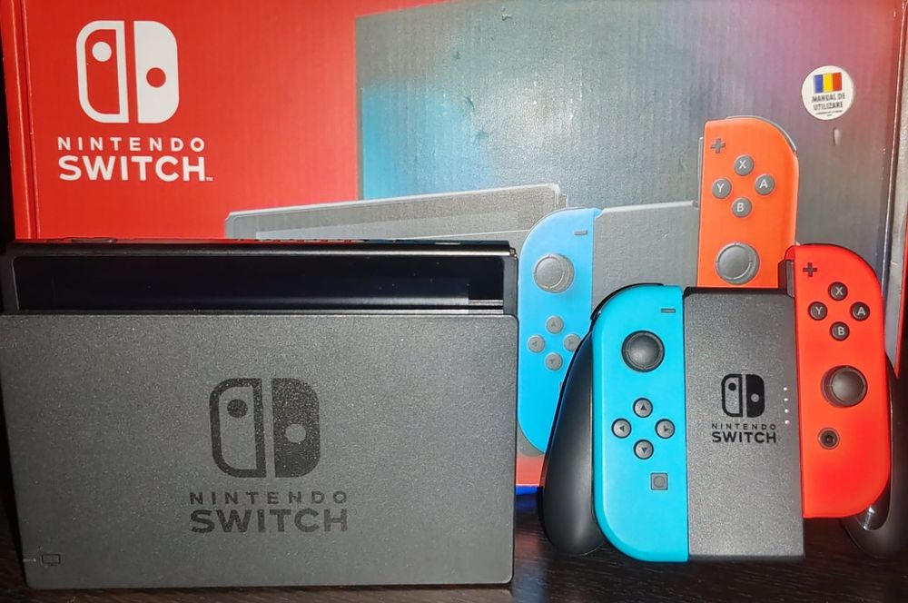 Nintendo switch ca nou + 3 jocuri incluse