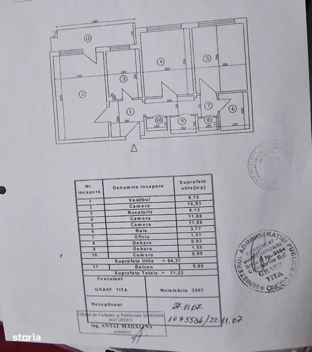 Apartament 3 camere - zona Gorjului