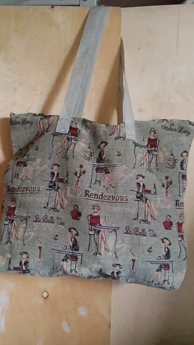 Сумка- шопер новая, (и авоська)(~38 х 45 см)