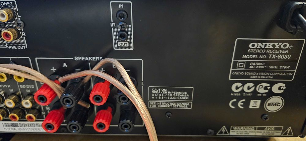 Onkyo tx 8030 stereo receiver стерео ресивър усилвател