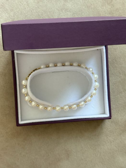 Гривна перли и злато F.HINDS