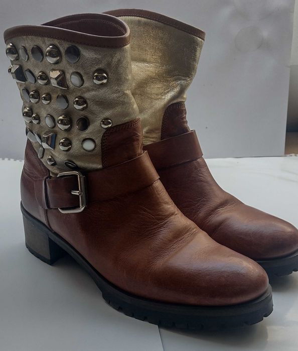 Cizme ghete de piele calitate foarte buna nr. 39 Musette