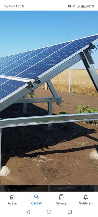 Cadru metalic la sol 2 în 1