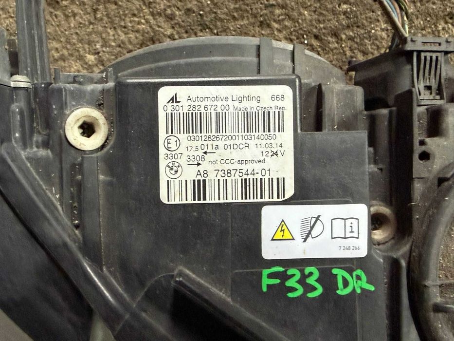 Far stanga dreapta complet bixenon BMW seria 4 F32 F33 F36 cod 7387544 7387543