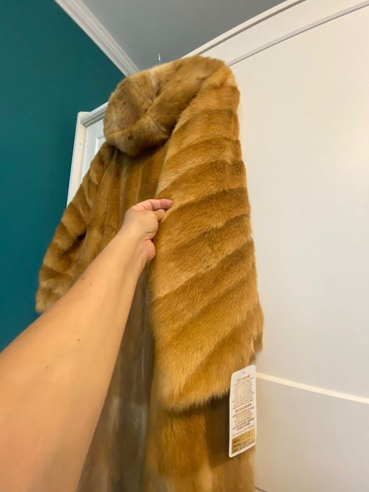 Blană Naturală Vizon Canadian LUNGĂ 115 cm – Calitate Premium