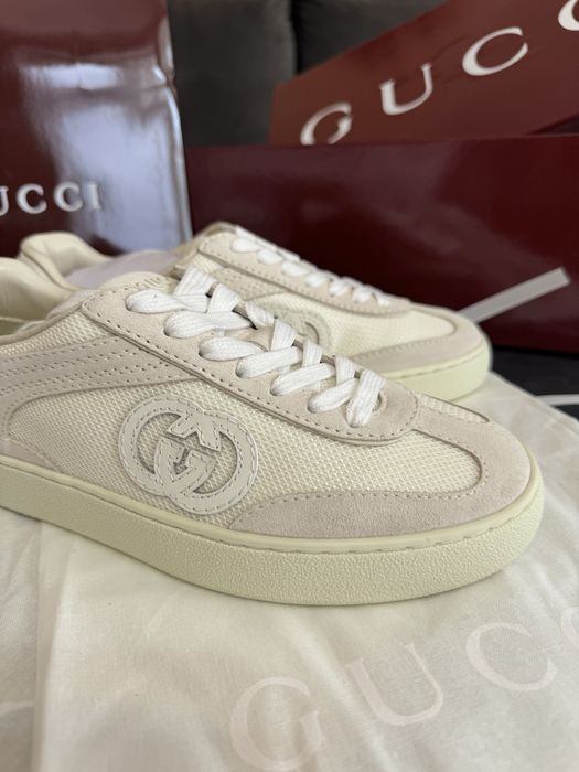 Tenesi Gucci G74 - piele naturala/canvas/marime 36/full box