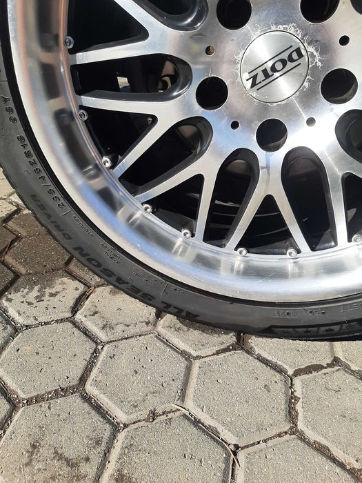 Джанти с гуми 18ки със всесезонни гуми за bmw e39