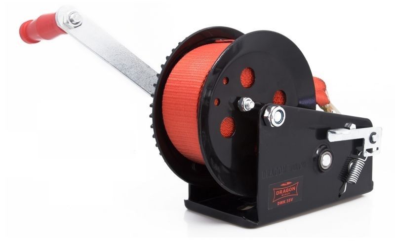 Ръчна лебедка с колан 8м DRAGON WINCH