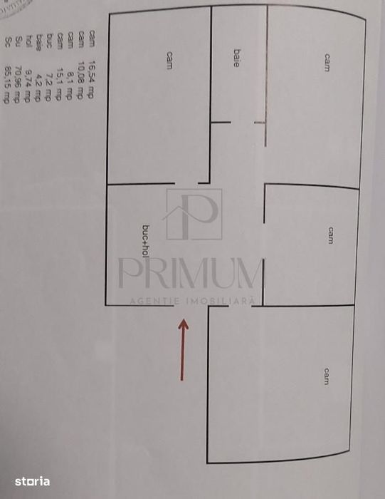 Lipovei | 4 Cam | Decomandat | Anvelopat | Centrala | Et.3 | Renovat