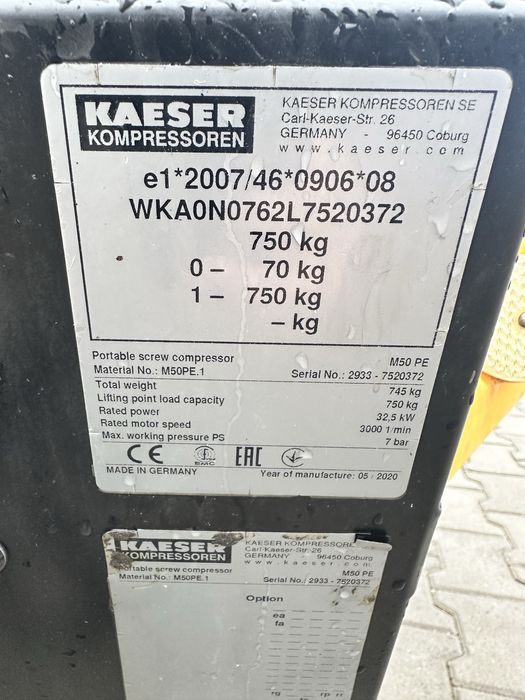Motocompresor Kaeser M50 2020