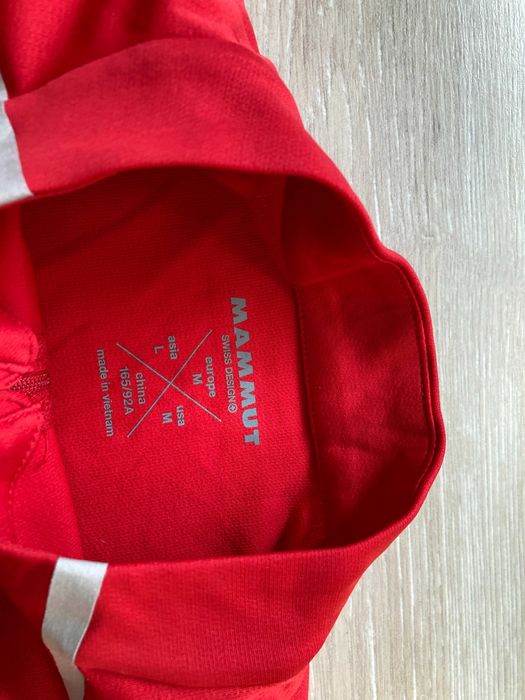 Mammut Polartec женска червена тениска размер М