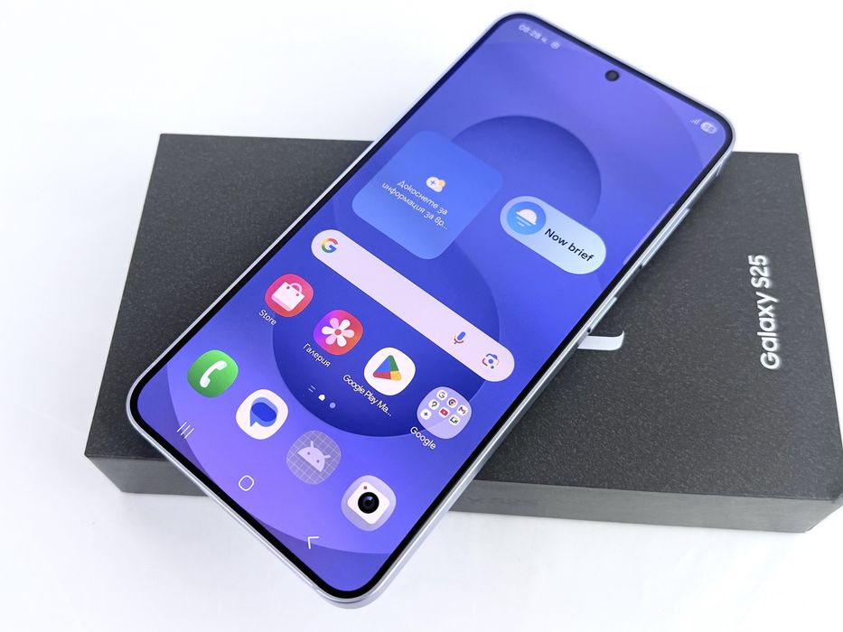 Samsung Galaxy S25 5G 128GB 12RAM Icyblue Перфектен! Гаранция!