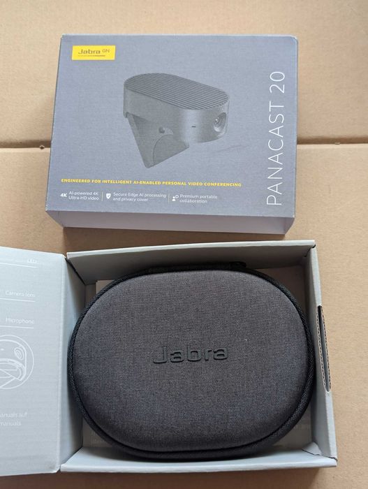 Webcam Jabra Panacast 20, 4K Ultra HD, Plug-And-Play, USB 3.0