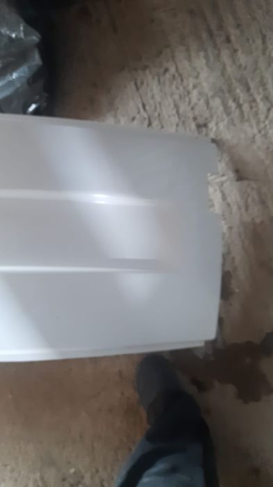 Vană pe colț ca nouă, 150x94  cu picioare si panou incluse