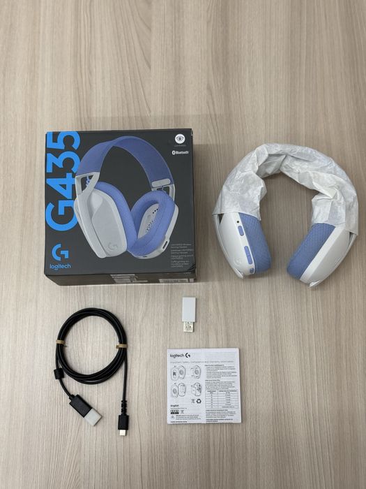 Наушники Logitech G435 белый оригинал